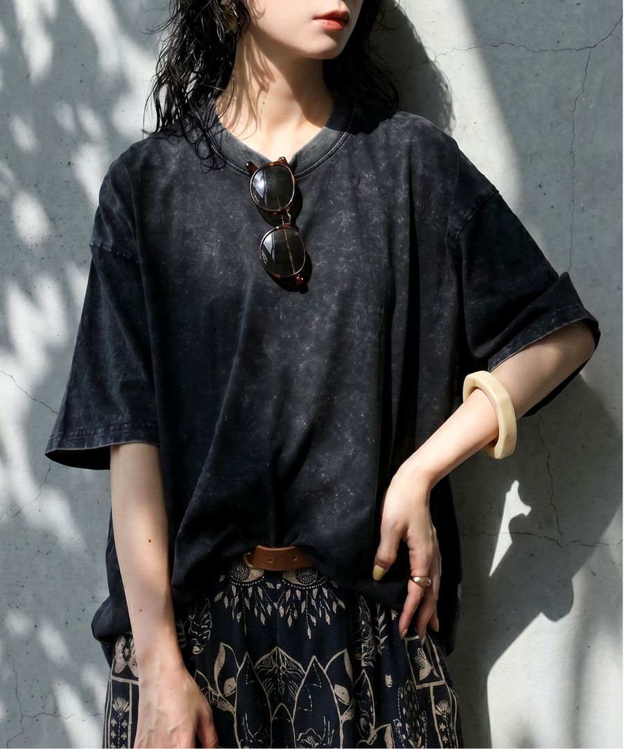 いちばん頼れるTシャツ。 ピグメント加工 Tシャツ レディース 半袖 綿