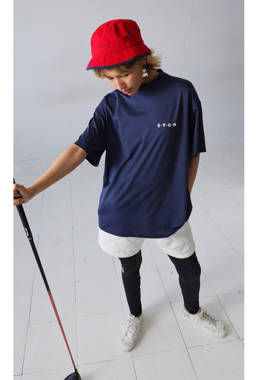 【ANTIQUAGOLF×STCH】UNISEX ゲームシャツ ANTIQUA GOLF×STCH シャツ メンズ 送料無料・7月8日0時～再販
