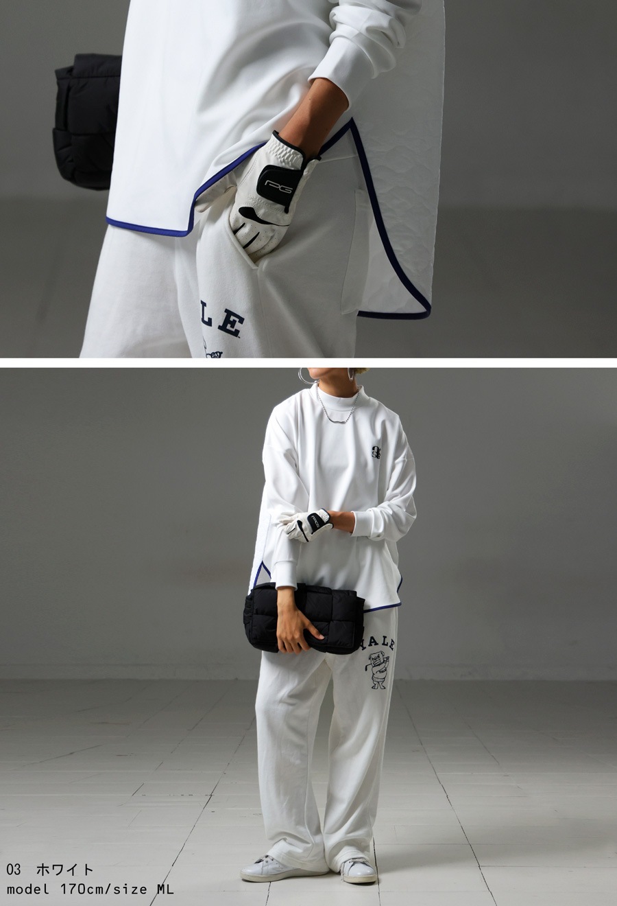 トップス jun39 ANTIQUA GOLF×STCH トップス メンズ 送料無料・再販。(500