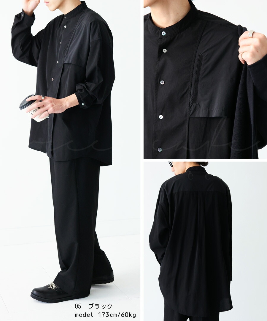 ANTIDOTE 切り替え Tシャツ 半袖 メンズ トップス カジュアル 黒 異素材切替えシャツ シャツ メンズ トップス 送料無料・再販