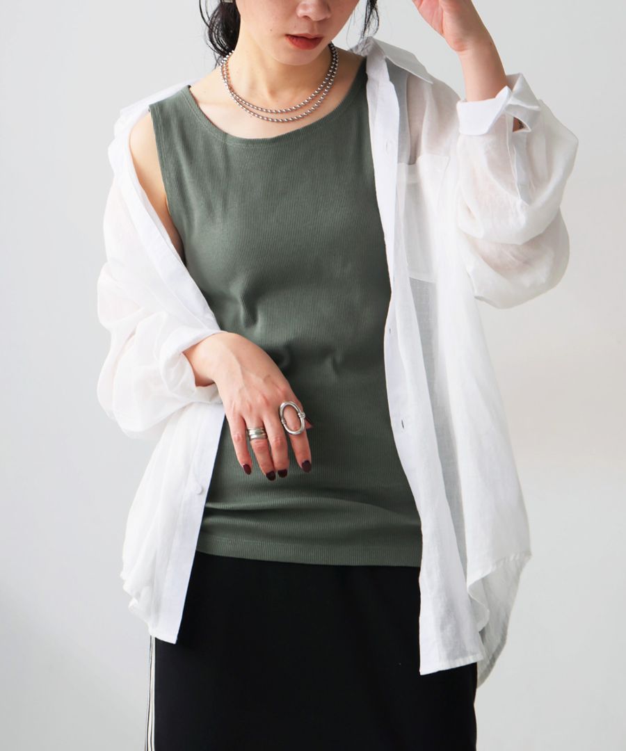 新品未使用保管品
HEAD ヘルメット チンガード付属
サイズ XS/S GU公式 | リブニットスクエアネックタンクトップ