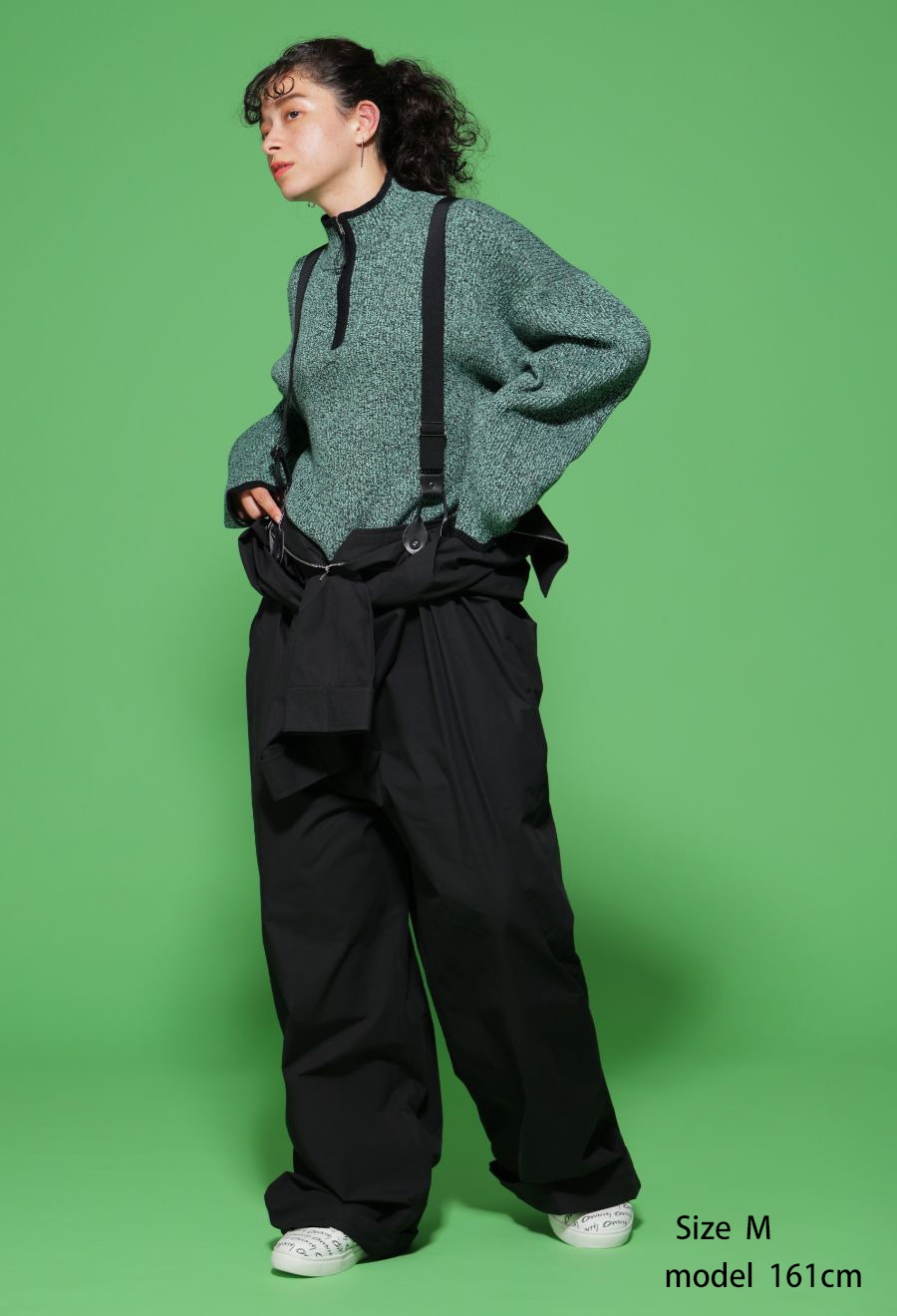 サスペンダー ジャンプスーツ レディース 綿100 送料無料・メール便