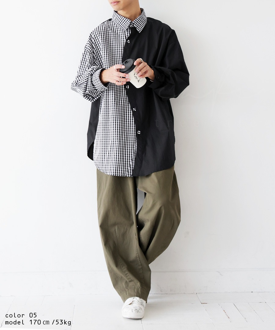 AMBIDEX Store ○強撚POPLIN キャミブラウス(F BLUE): FLAT-cic