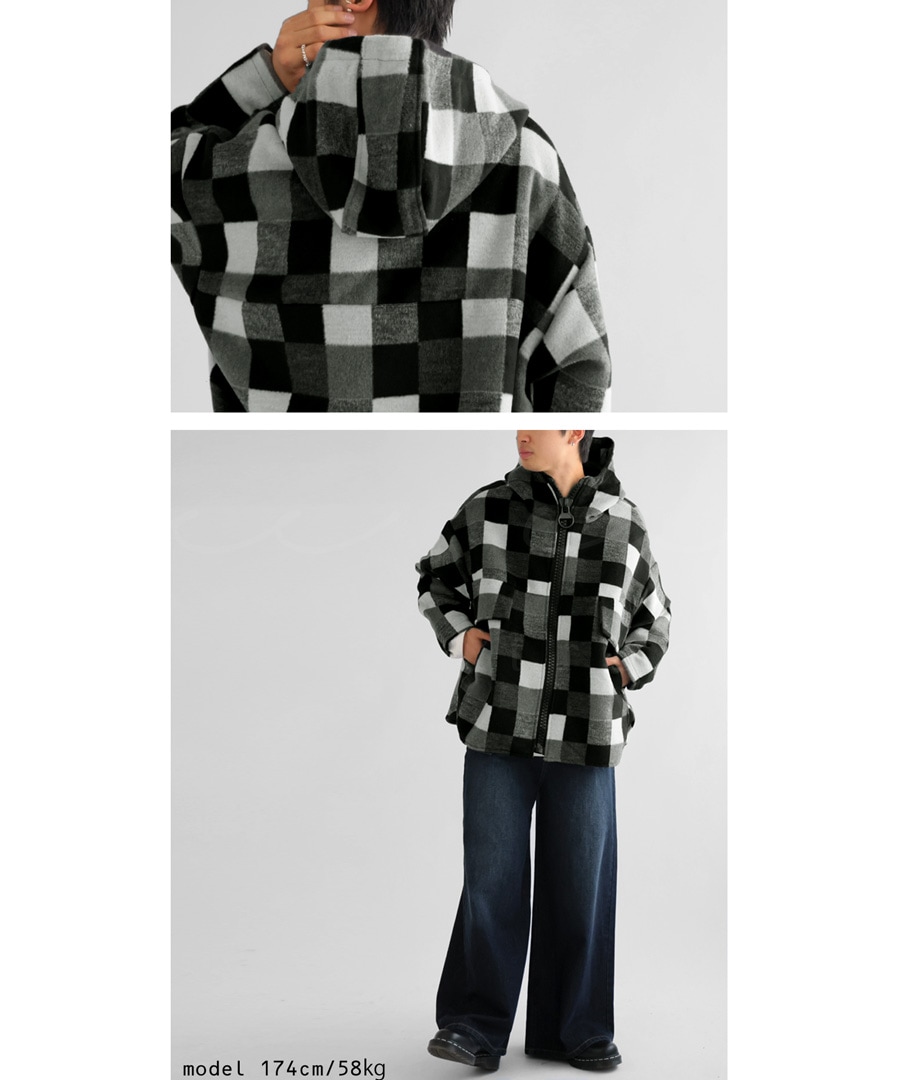ZUCCa / (O) DotAirチェック / ワンピース(M dark purple(16