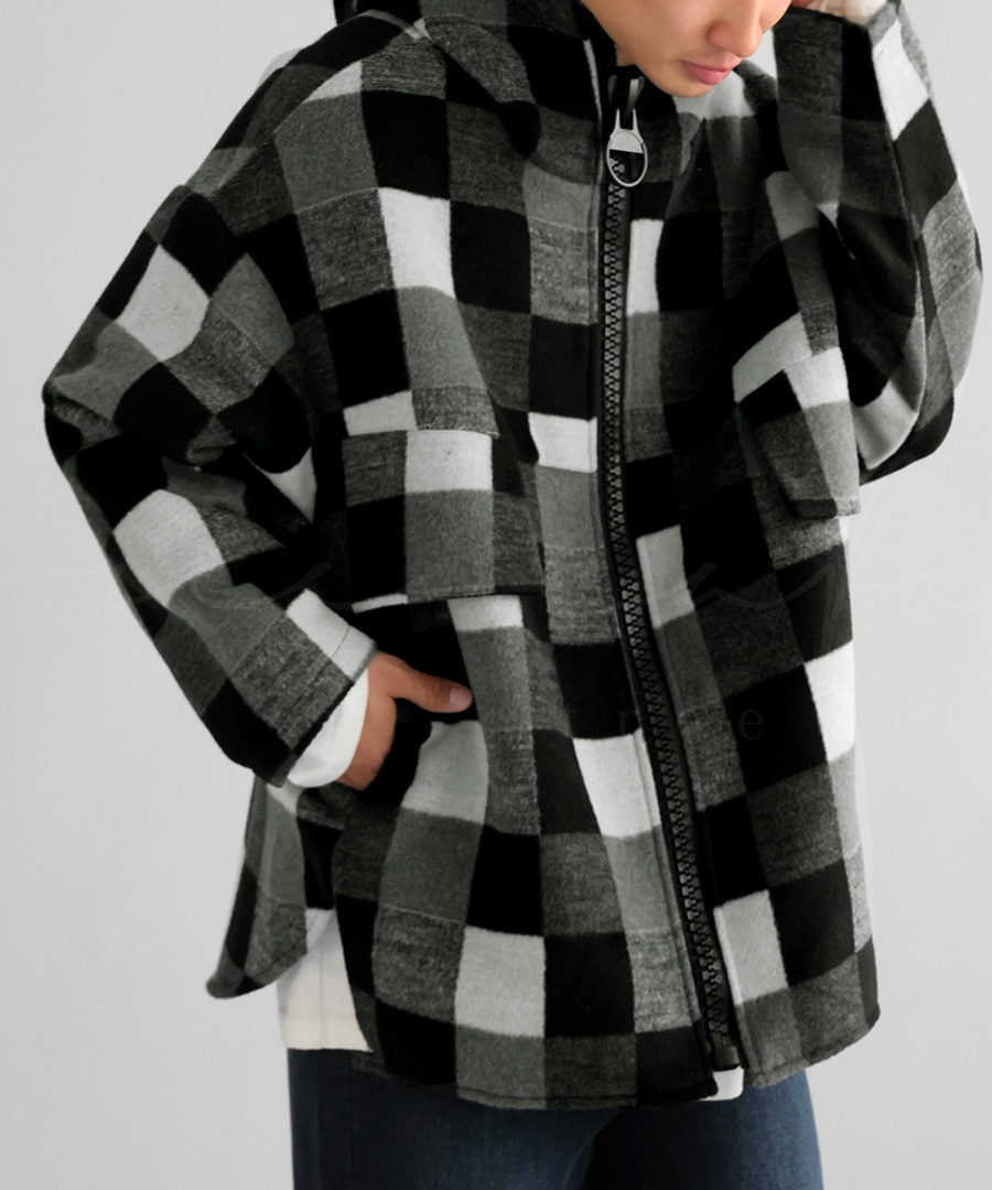 ZUCCa / (O) DotAirチェック / ワンピース(M dark purple(16