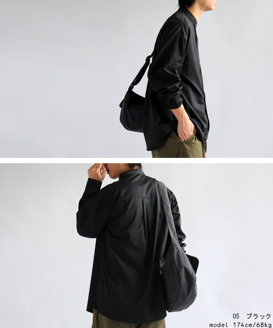 ノーカラーシャツ シャツ メンズ トップス 長袖 無地 送料無料・再販