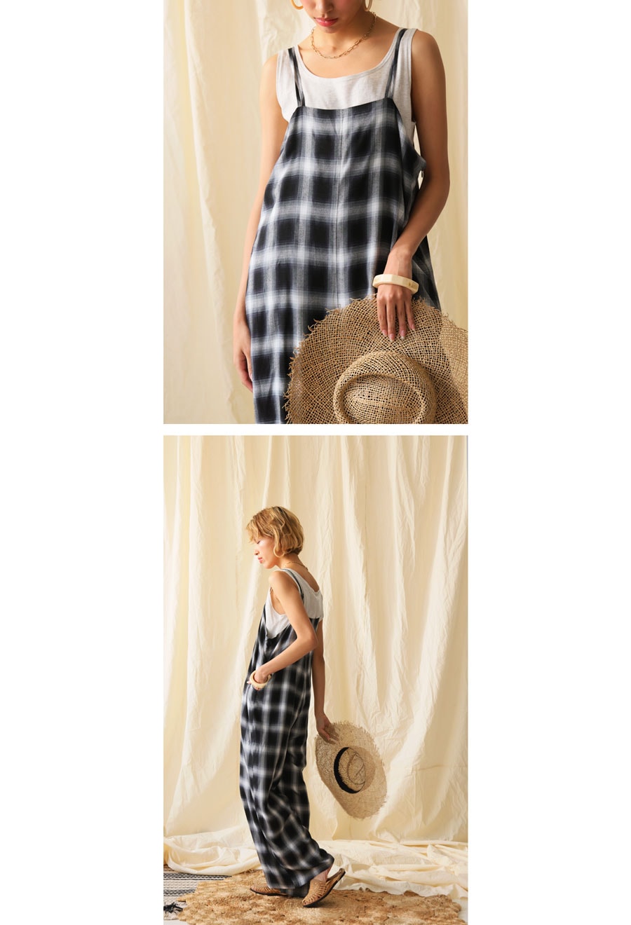 BURBERRY チェック柄 サロペットスカート BURBERRY チェック柄 サロペットスカート