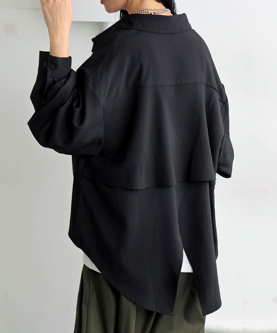 【新品】定価72300円(89%off)レイヤードシャツトップス レイヤードデザインシャツ シャツ レディース トップス 送料無料・再