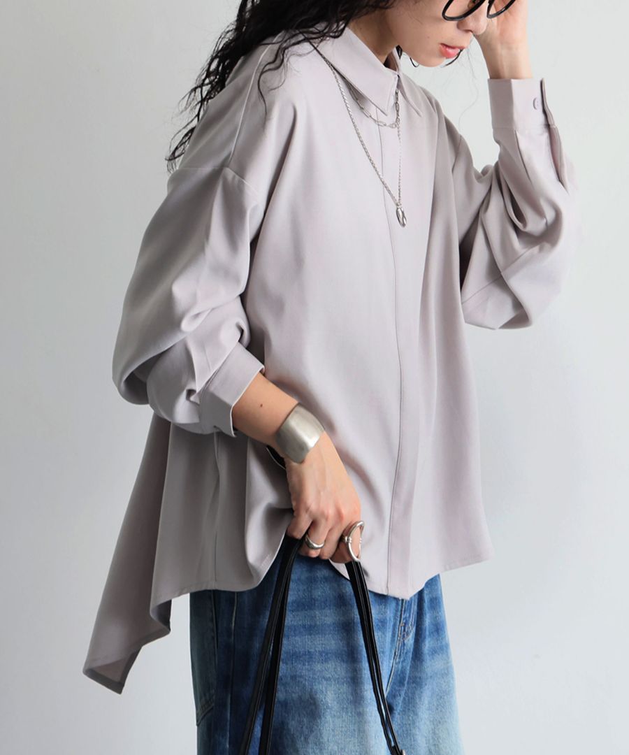 レイヤードデザインシャツ シャツ レディース トップス 送料無料・再