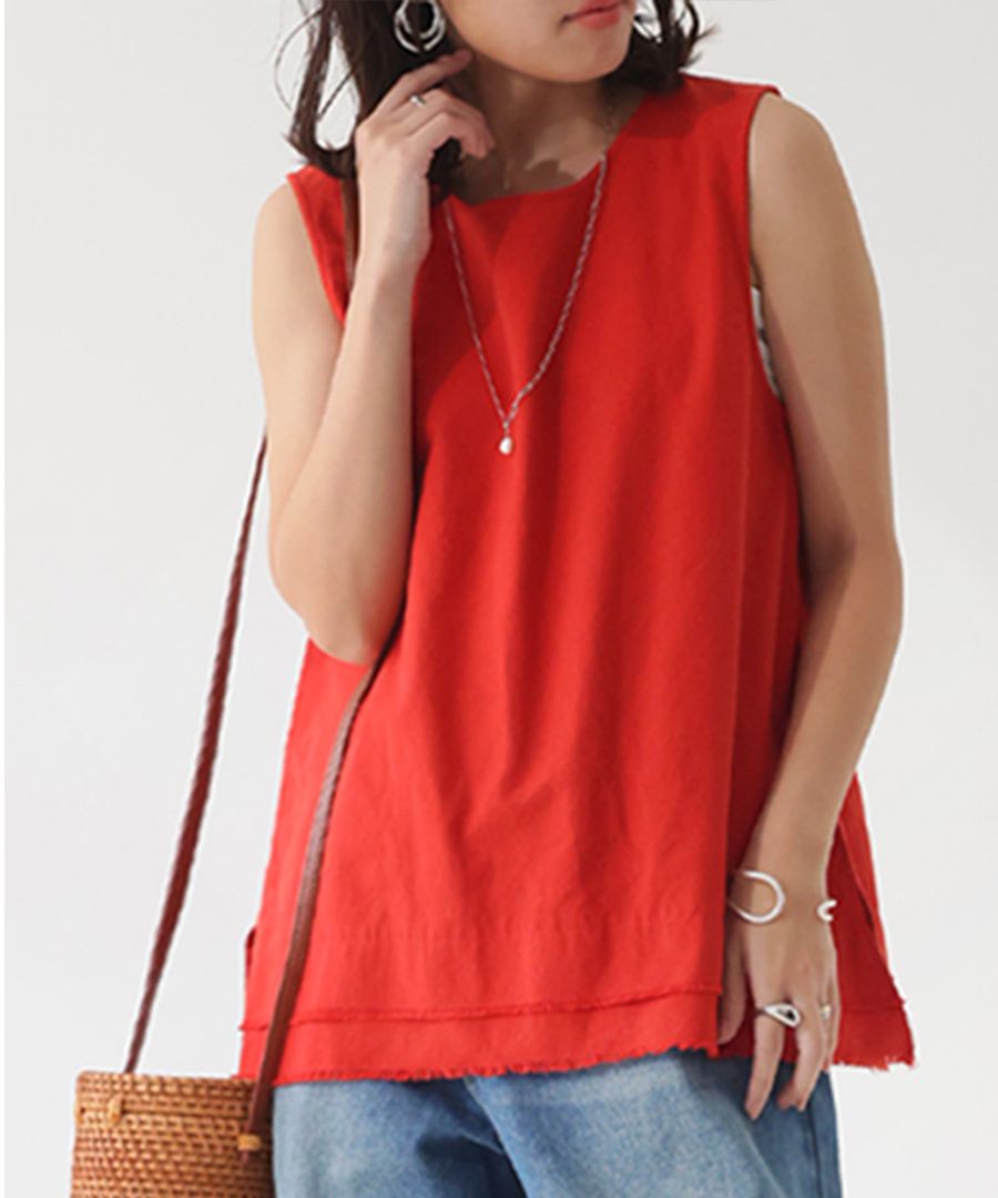 春支度、先行フェア【20％OFF】特別送料無料 育てるリネン タンク