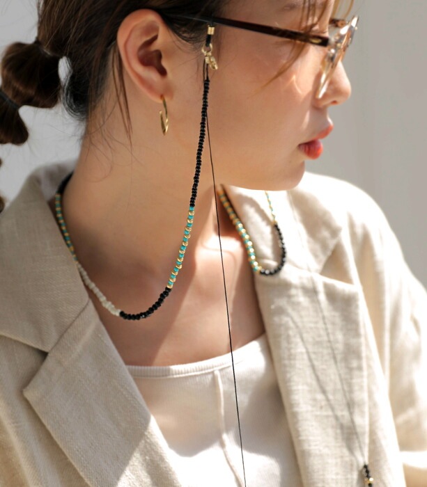 ♪397❤️ フラワータッセル　パール　マスクチェーン　メガネチェーン　チェーン ♪397❤️ フラワータッセル パール マスクチェーン メガネ