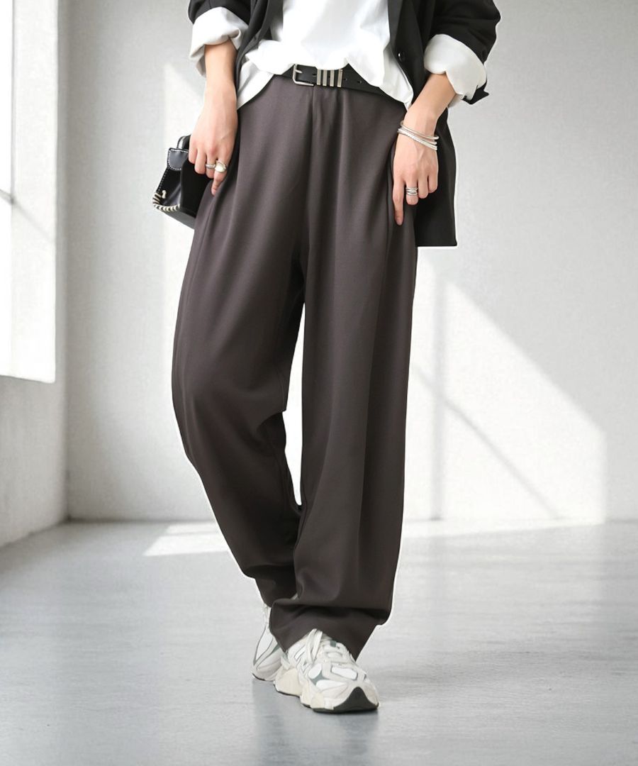 特別送料無料 ストレッチテーパードパンツ パンツ レディース