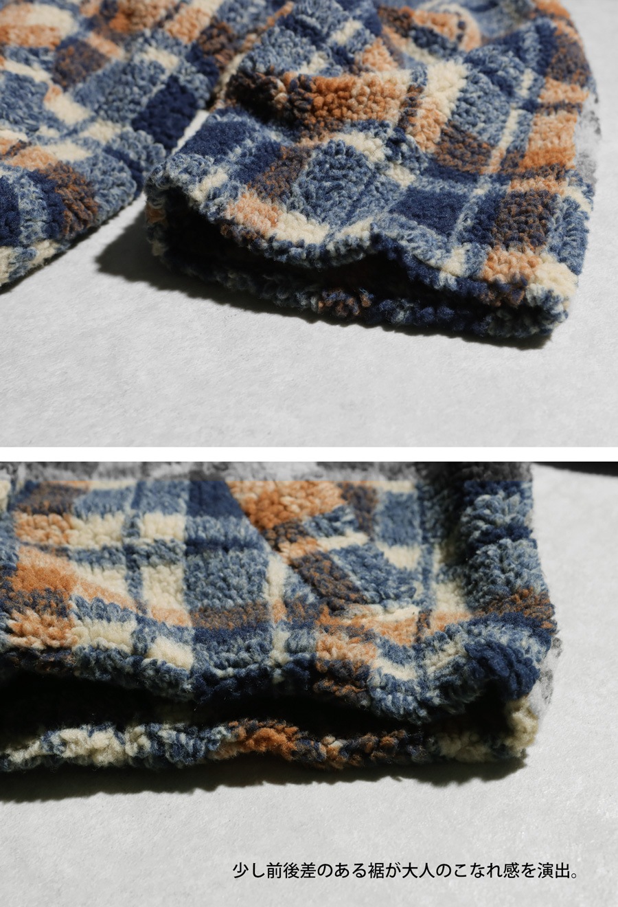 ラッセルノ　チェック柄刺繍ジャケット ラッセルノ チェック柄刺繍ジャケット ラッセルノチェック柄刺繍