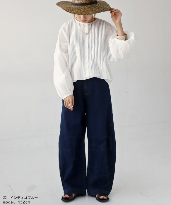 SALE‼️【antipua】デニムバルーンスカート antiqua バルーンデニムスカート スカート レディース ボトムス