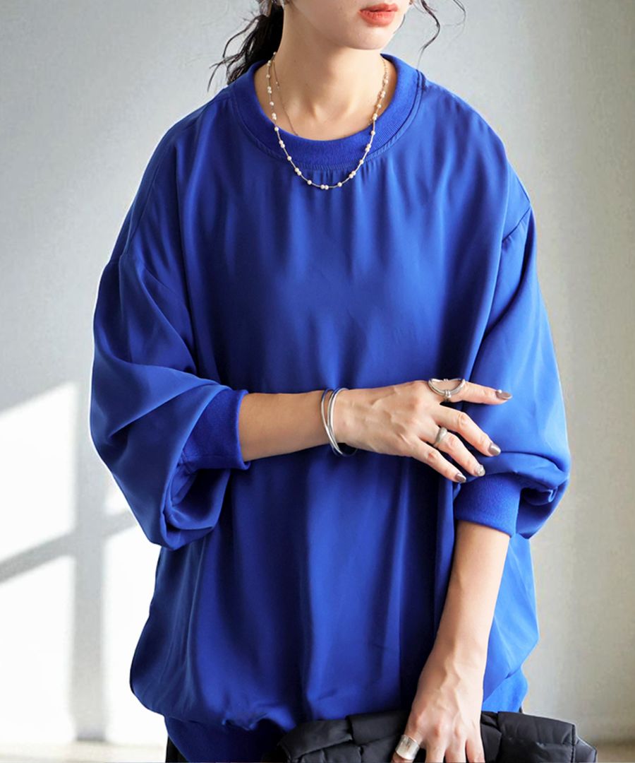 ☆☆anthqua　3Lサイズ相当　リーフモチーフ　切り替え　ワンピース コラボSTORY》シアー3wayトップスSTORY10月号掲載｜DAY by DAY