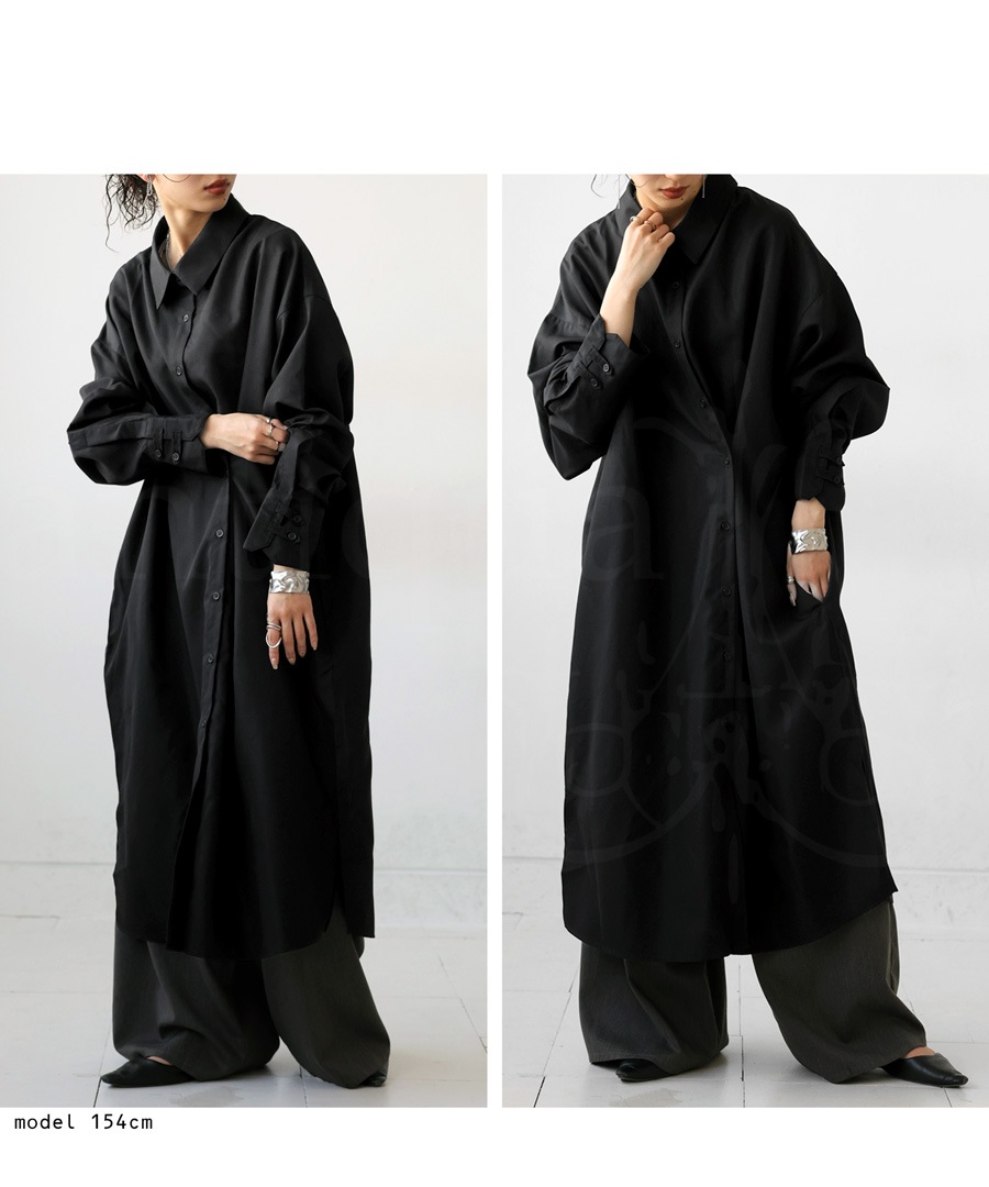 2WAY シャツワンピース ワンピース レディース 送料無料・(100)メール