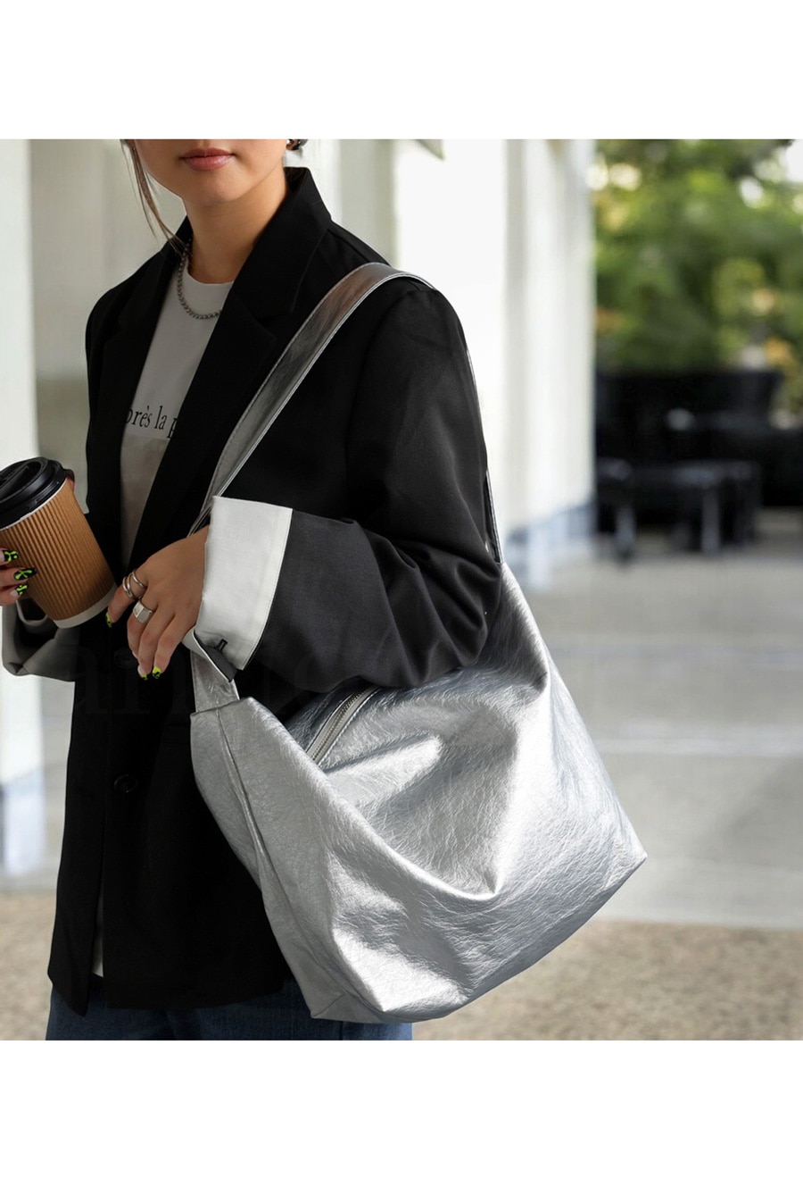 シルバーショルダーバッグ バッグ レディース 鞄 送料無料・再再販
