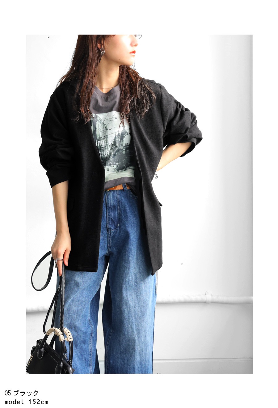 未使用タグ付き　ノーカラージャケット SHIPS Colors ジャケット ノーカラージャケット Colors:「手洗い可能