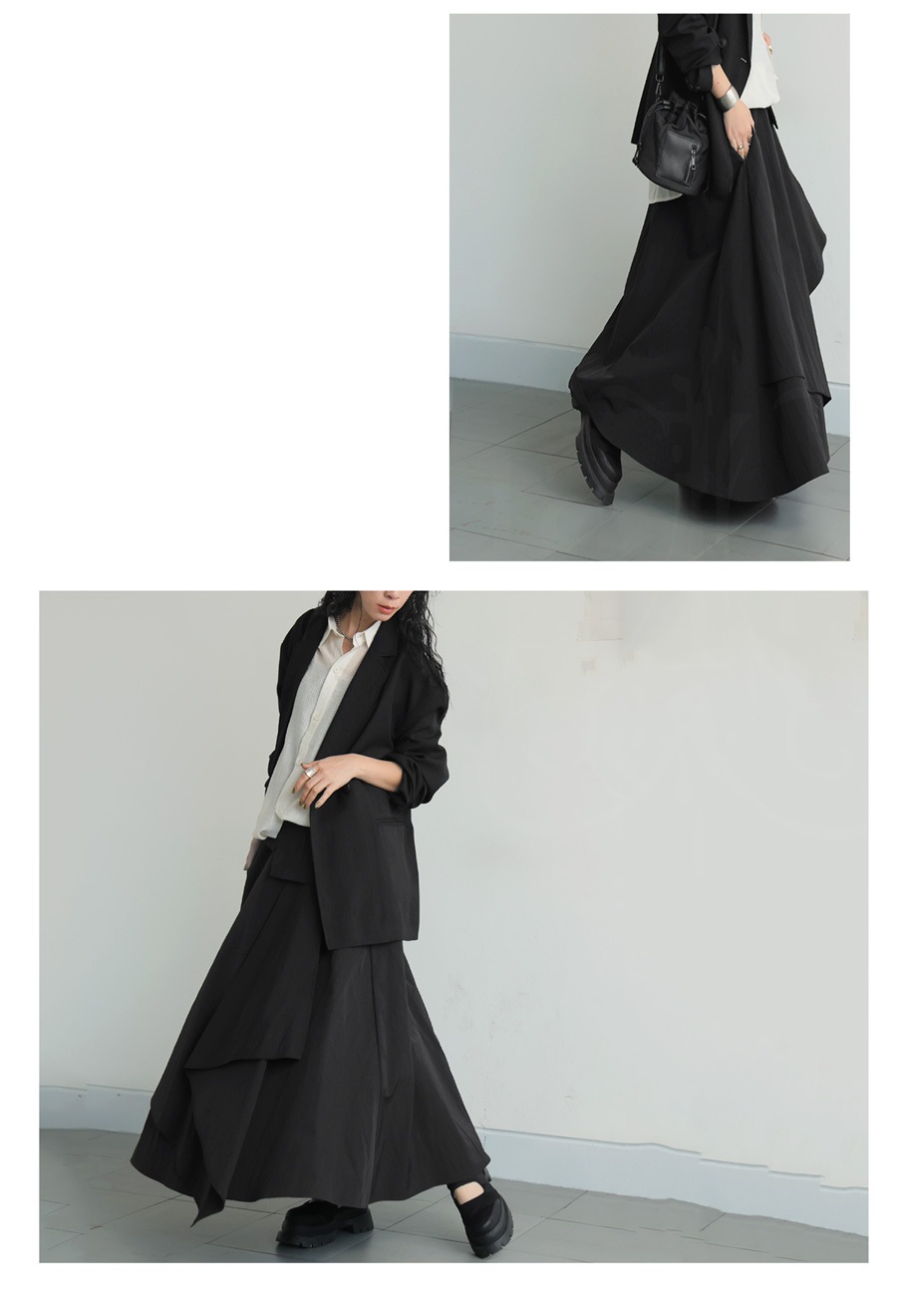 ADOREアドーア トスカニアチェックアシメトリーヘムスカート size36