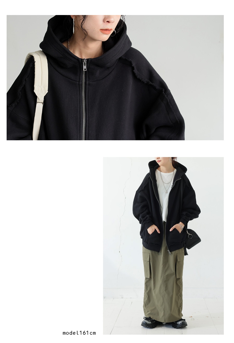 再入荷予定有!裏毛 Wジップ パーカー レディース 綿100 長袖 送料無料