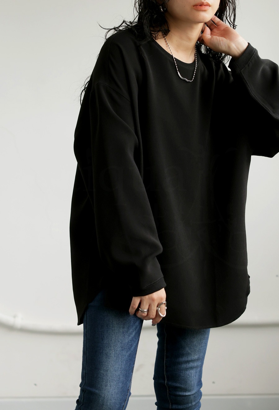 R13 ダメージプルオーバー JEANASIS（ジーナシス）の「12Gダメージショートプルオーバー