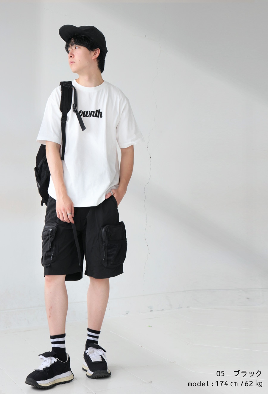 カーゴショートパンツ メンズ マルチポケット付き 送料無料・(100