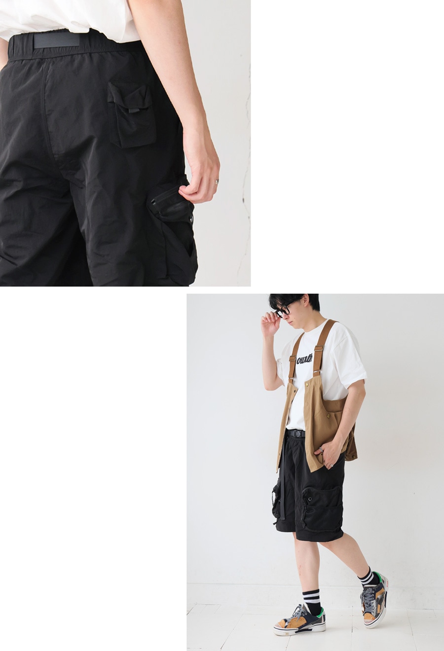 ハーフパンツ メンズ ビッグポケット マルチポケット 2色 Dickies ディッキーズ ハーフパンツ メンズ マルチポケット