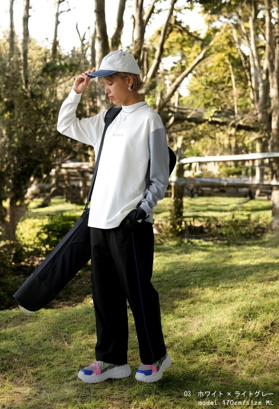 ANTIQUA GOLF×STCH トップス メンズ 送料無料・(500)メール便可