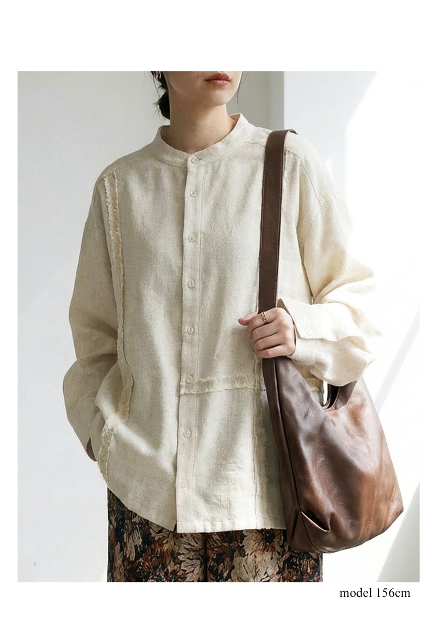 テープライン シャツ レディース トップス 長袖 送料無料・(50)メール