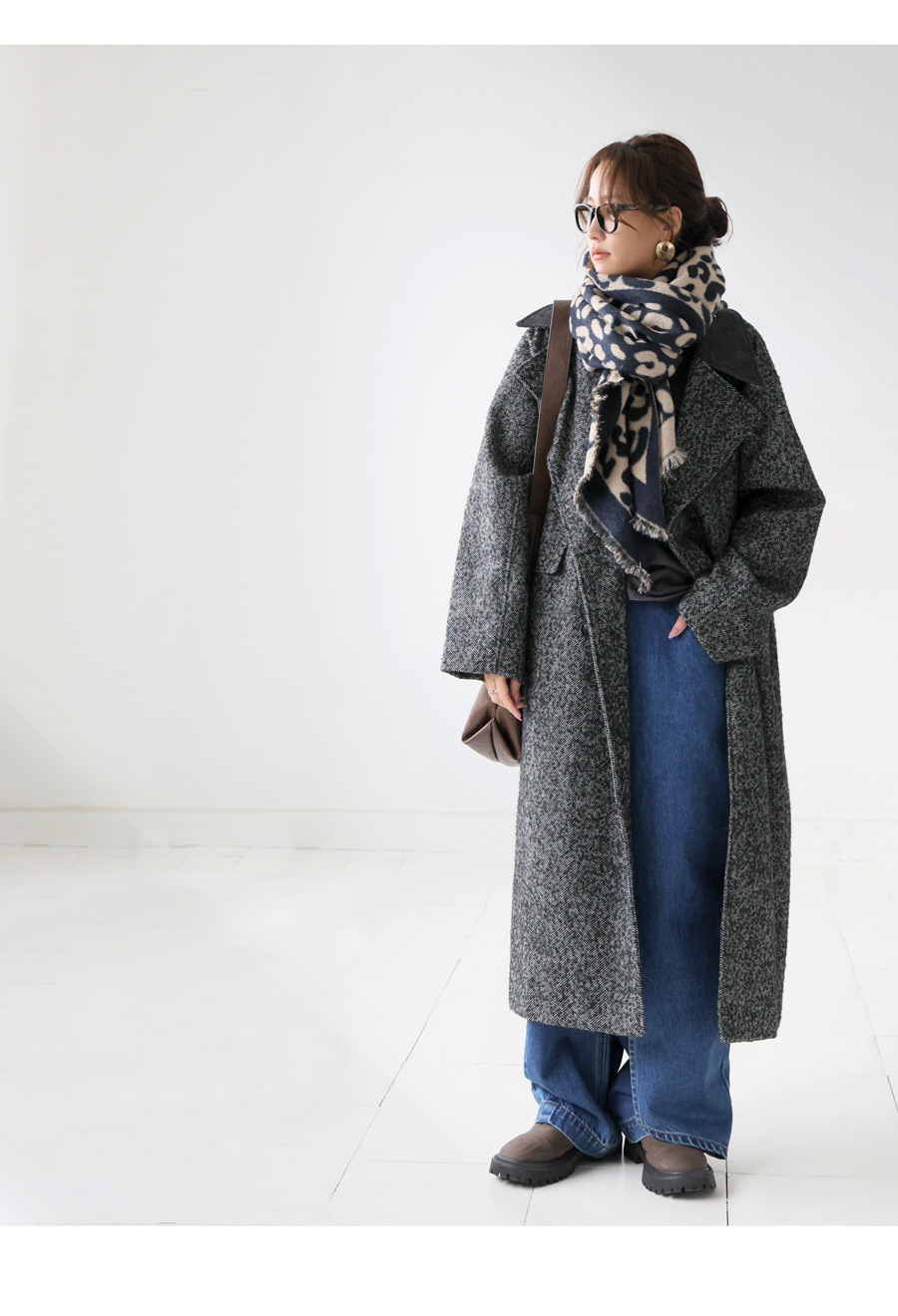 再入荷予定有!レオパード柄 大判ストール レディース マフラー 送料