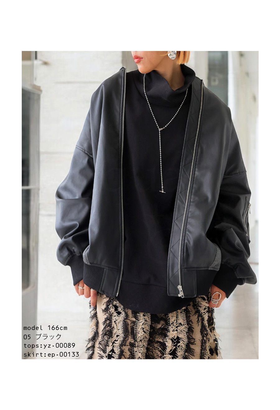 ハイネックトップス レディース トップス 長袖 送料無料・メール便不可