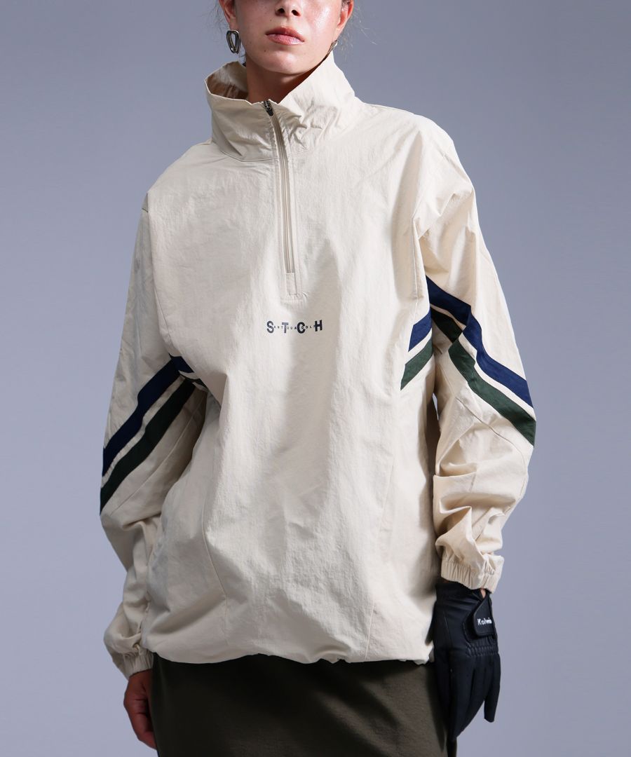 ANTIQUA GOLF×STCH 配色ラインプルオーバー 送料無料・(100