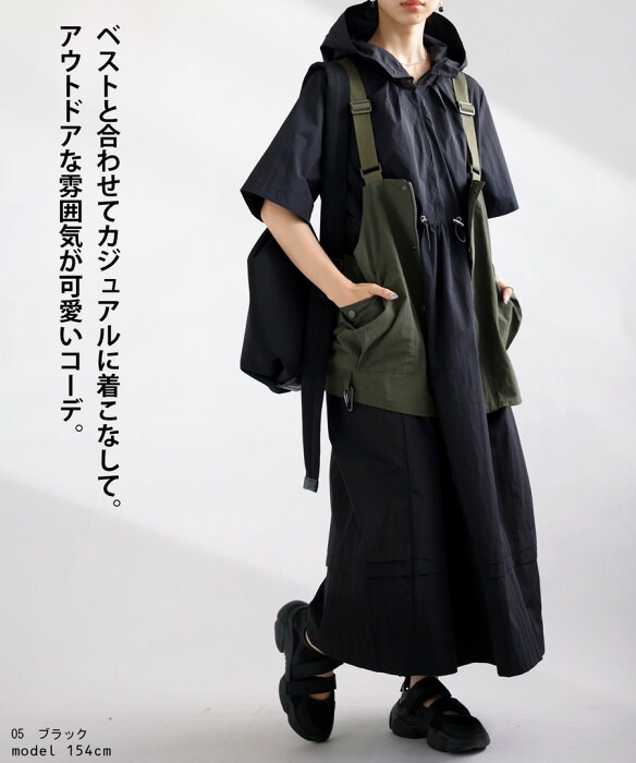 【AVAVAV】フード付き Tシャツ ロングワンピース【送料関税込】 ワンピース レディース ロング 半袖 無地 フード付き 送料無料