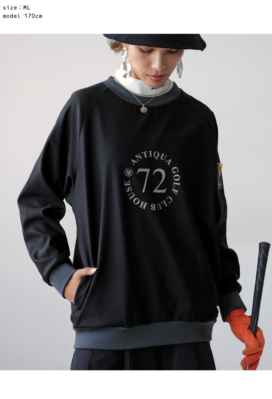 ANTIQUA GOLF×STCH トップス レディース 送料無料・再販。メール