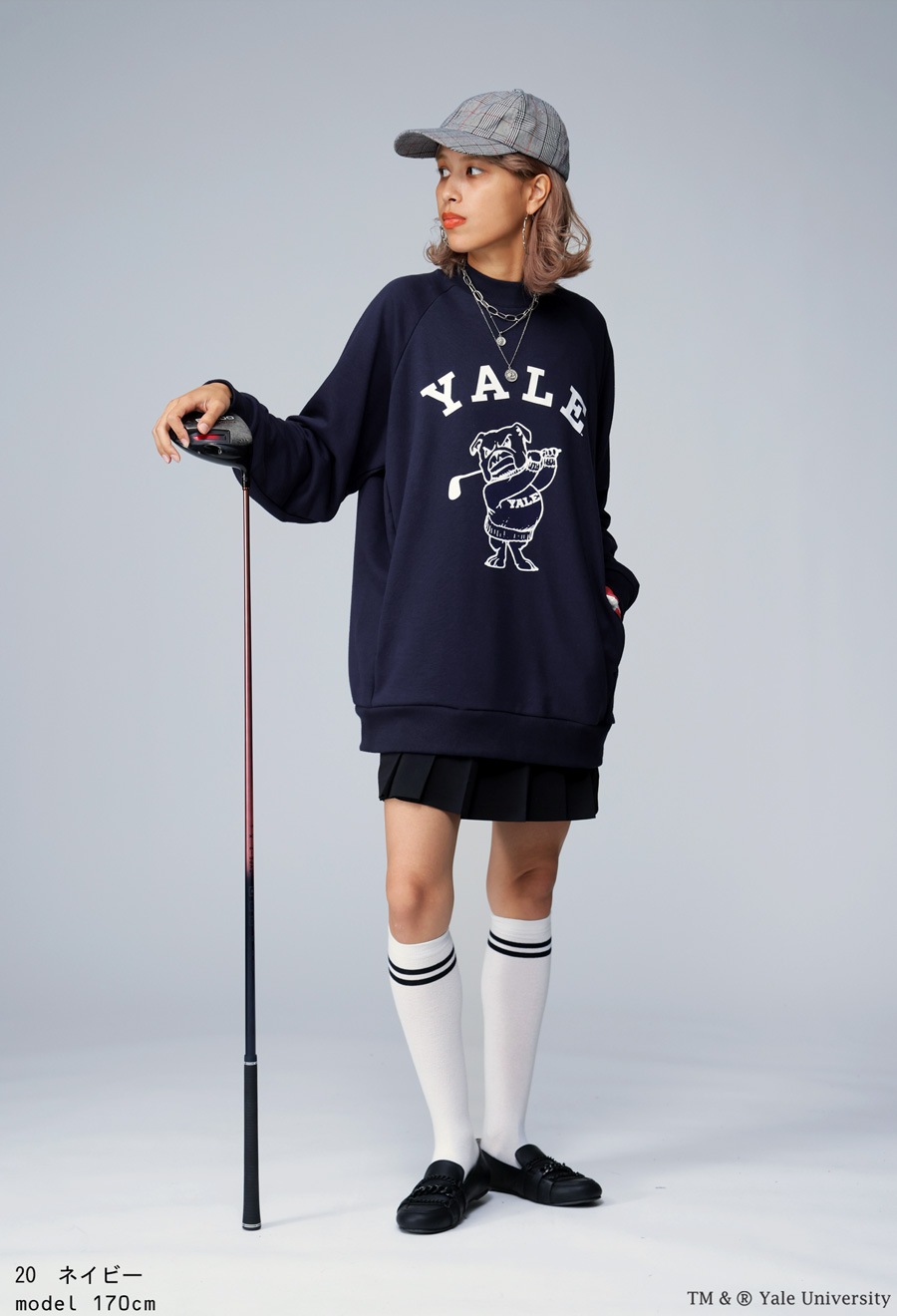 YALEスウェットプルオーバー　ネイビー ylag062-01.jpg