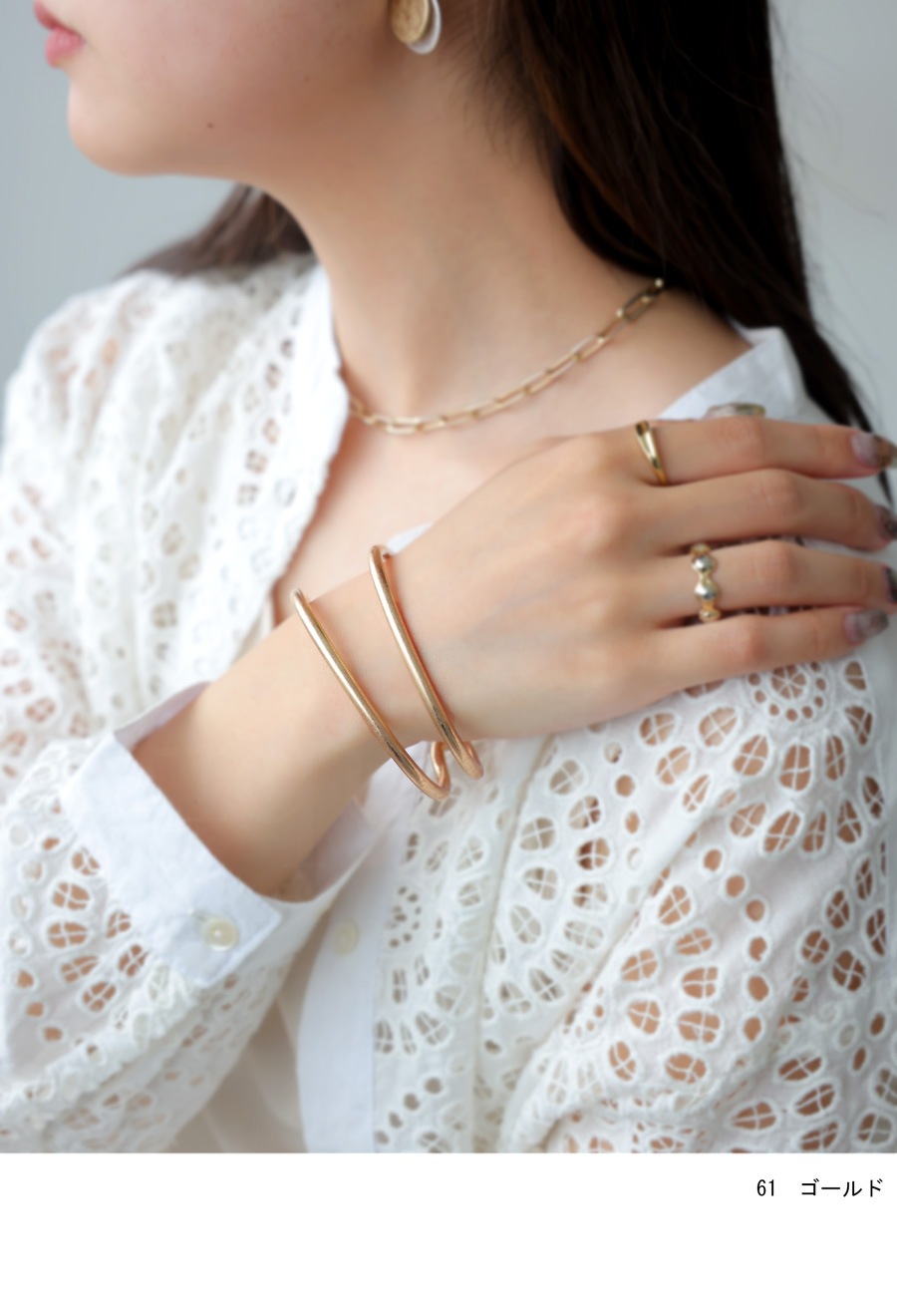 バングル レディース ブレスレット マット クール シンプル・メール便