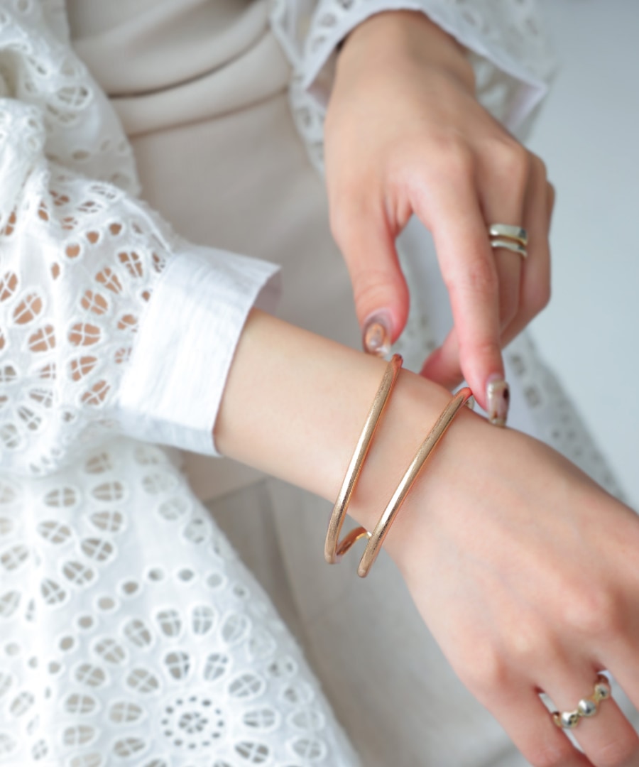 バングル レディース ブレスレット マット クール シンプル・メール便