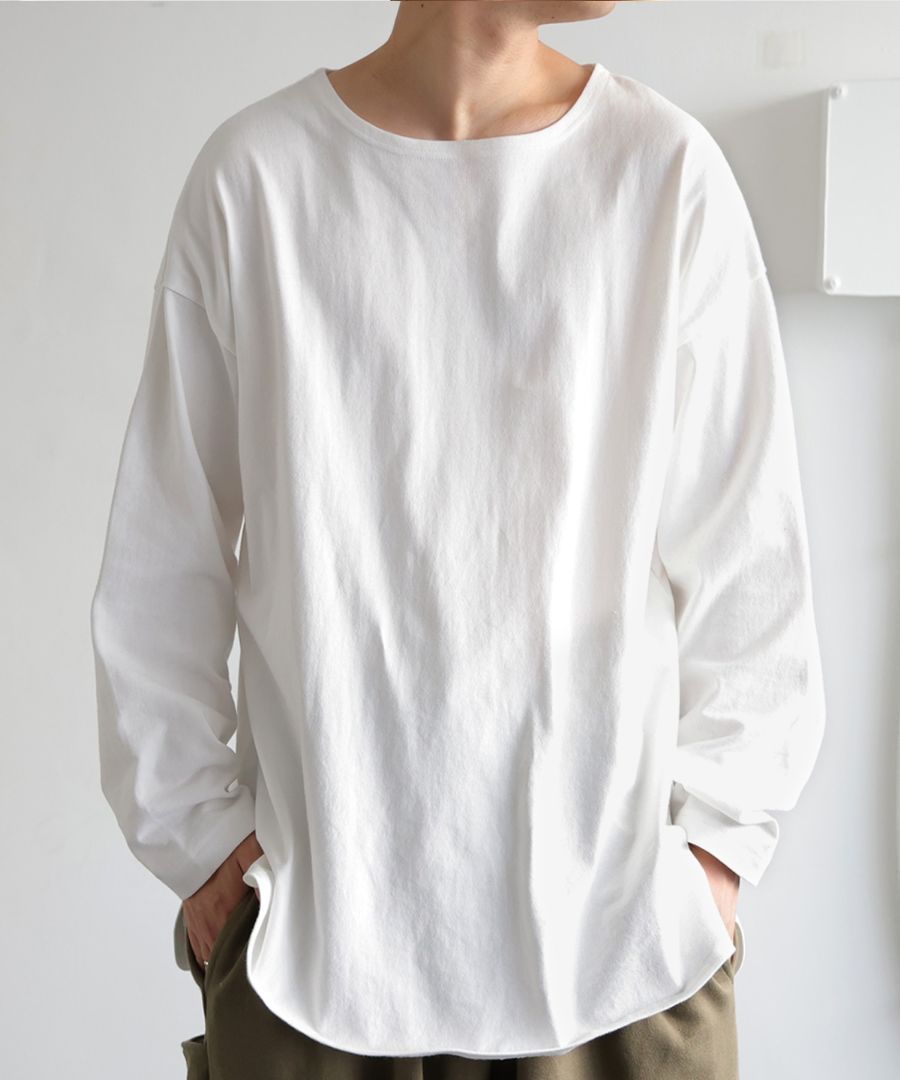 バスクロンT メンズ トップス ロンT 長袖 綿100 トップス・再入荷 (80