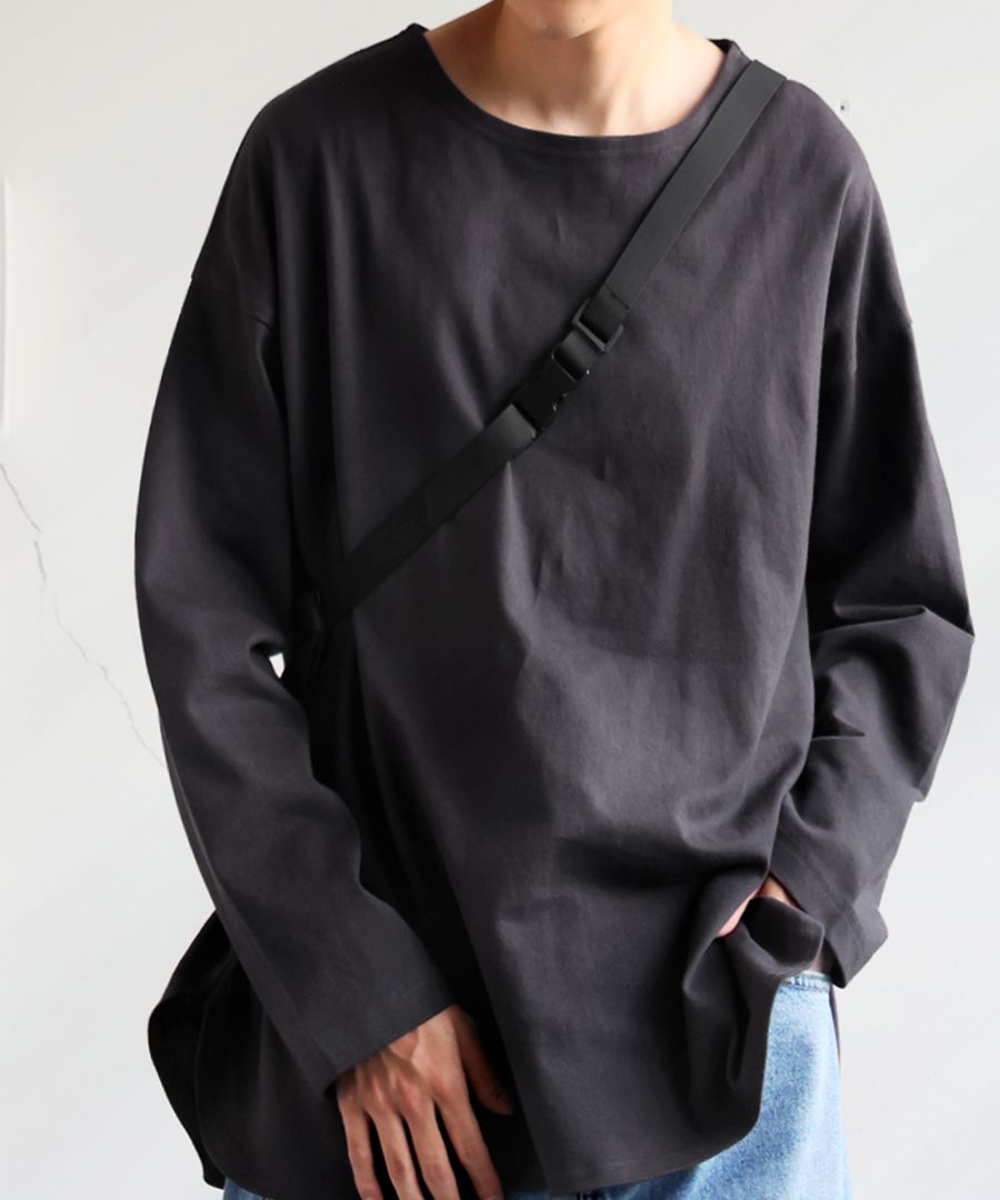 ロンT 綿100 抗菌防臭 メンズ 長袖 カットソー 無地・再入荷 (80