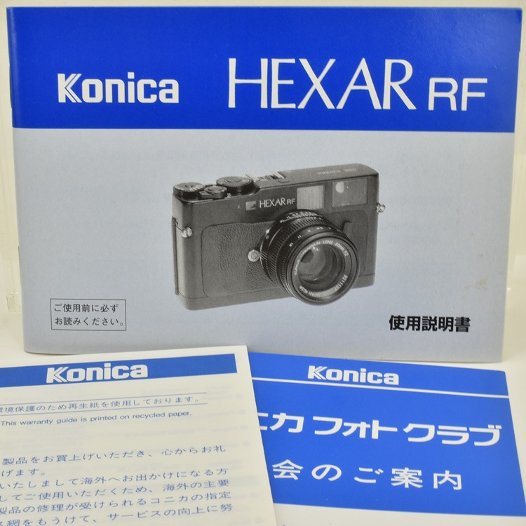 Konica コニカ HEXAR RF レンジファインダー #994 コニカ ヘキサーRF