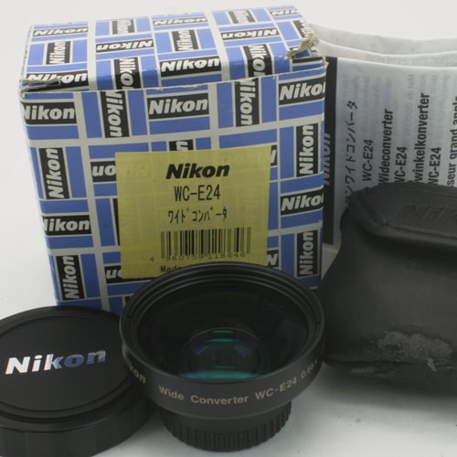 【中古】Nikon WC-E24 ワイドコンバータ (ブラック) 中古カメラ機材の通販専門店 Antiquary（アンティクアリィ）