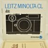 LEITZ MINOLTA CL �饤�ĥߥΥ륿CL ����������