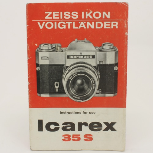 ZEISS IKON Voigtlander Icarex 35S Instruction for use �ʥĥ�����������/�ե����ȥ����� ������å���35S�� ��ʸ�������