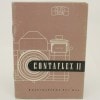 ZEISS IKON CONTAFLEX II Instruction for use �ʥĥ����������� ���󥿥ե�å���II ��ʸ�������