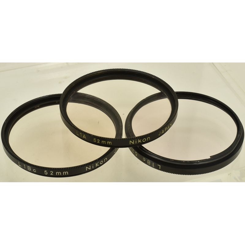 �ò��ʡ�Nikon �˥��� 52mm�� ��ֹ���ץ����ץե��륿��3�祻�å�