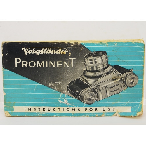 ＊131＊フォクトレンダー Voigtlander PROMINENT プロミネントの謎| 今月のひとこと | クラシックカメラ専門店 早田カメラ店