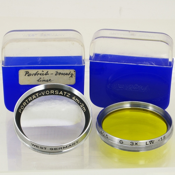 VOIGTLANDER 347/41 PORTRAT-VORSATZ 4m-2m��302/41 AR 40.5 G 3x LW -1.5 set ���ɥ����� �ե����ȥ����� 40.5mm�¥ͥ����߼� �ݡ��ȥ졼�ȡܥ��������ե��륿�����åȡ��������դ�