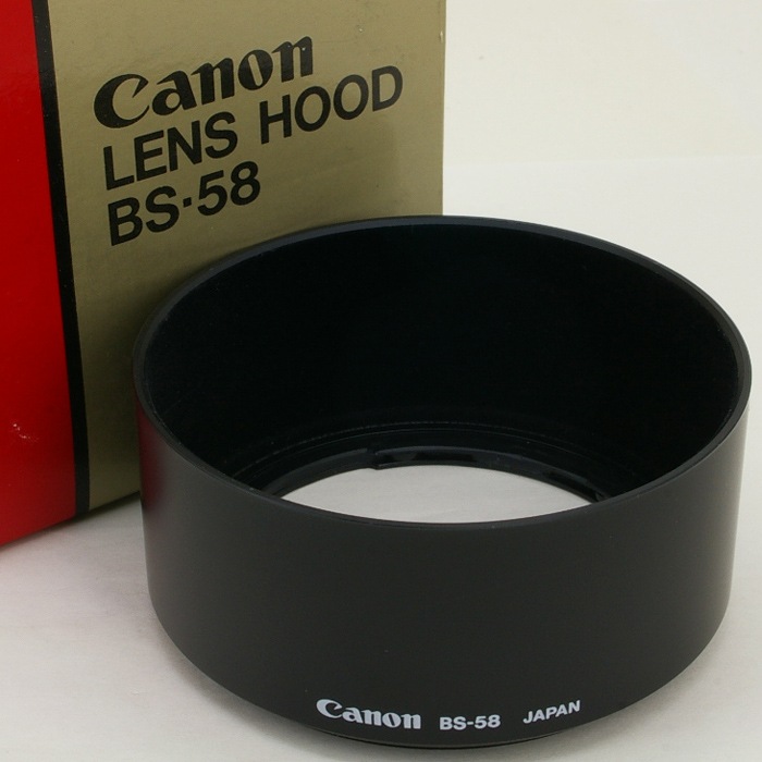 レンズフード/Lens Hood】Canon BS-58 (大口径 キャノン/Canon FD 55mm