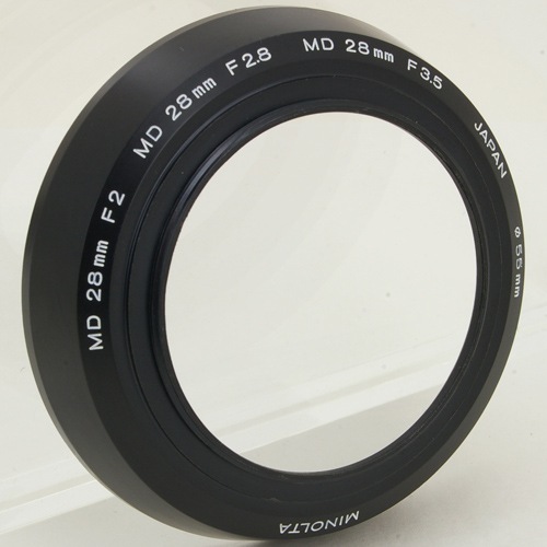 MINOLTA �ߥΥ륿 MD28mm F2��MD28mm F2.8��MD28mm F3.5�� ��󥺥ա��ɡ�55mm�¡�