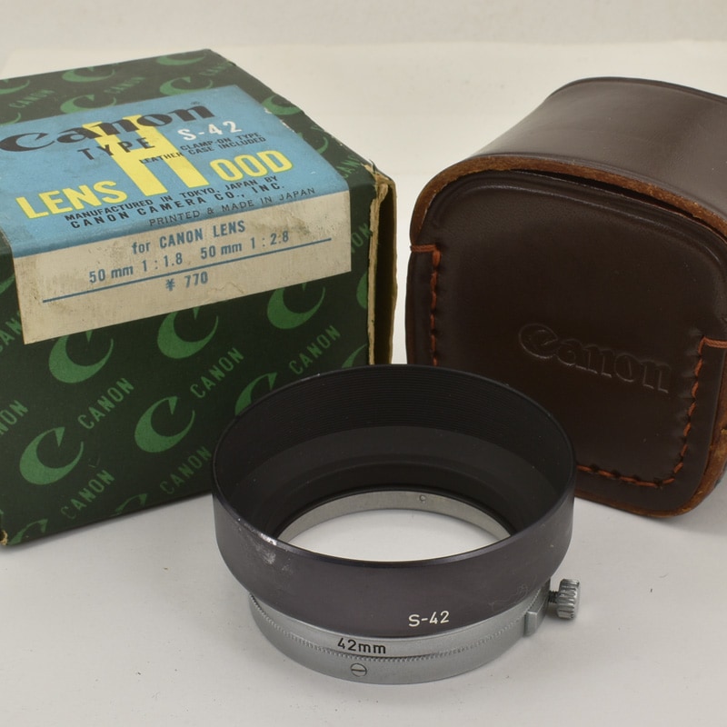 CANON-L 50mmF1.5 メタルフード付き 中古カメラ機材の通販専門店 Antiquary（アンティクアリィ）